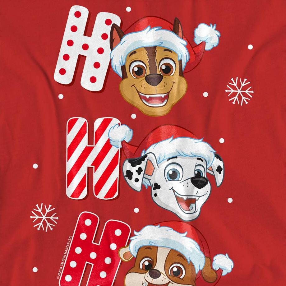 PAW PATROL  Maglietta Natale Cappello Da Babbo Natale 