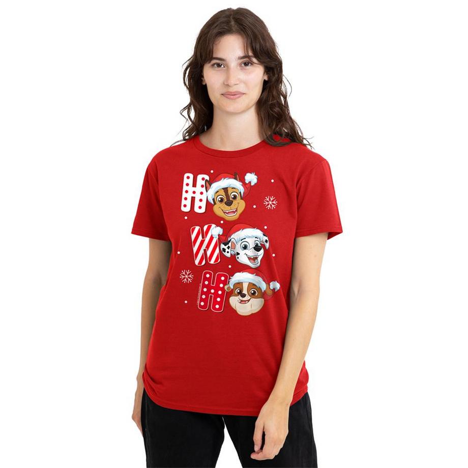 PAW PATROL  Maglietta Natale Cappello Da Babbo Natale 