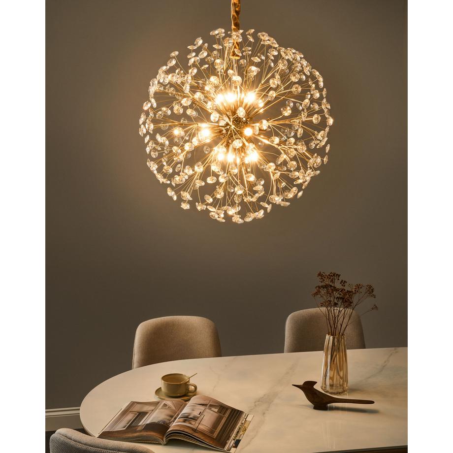 Beliani Lustre en Verre  TIMANE  