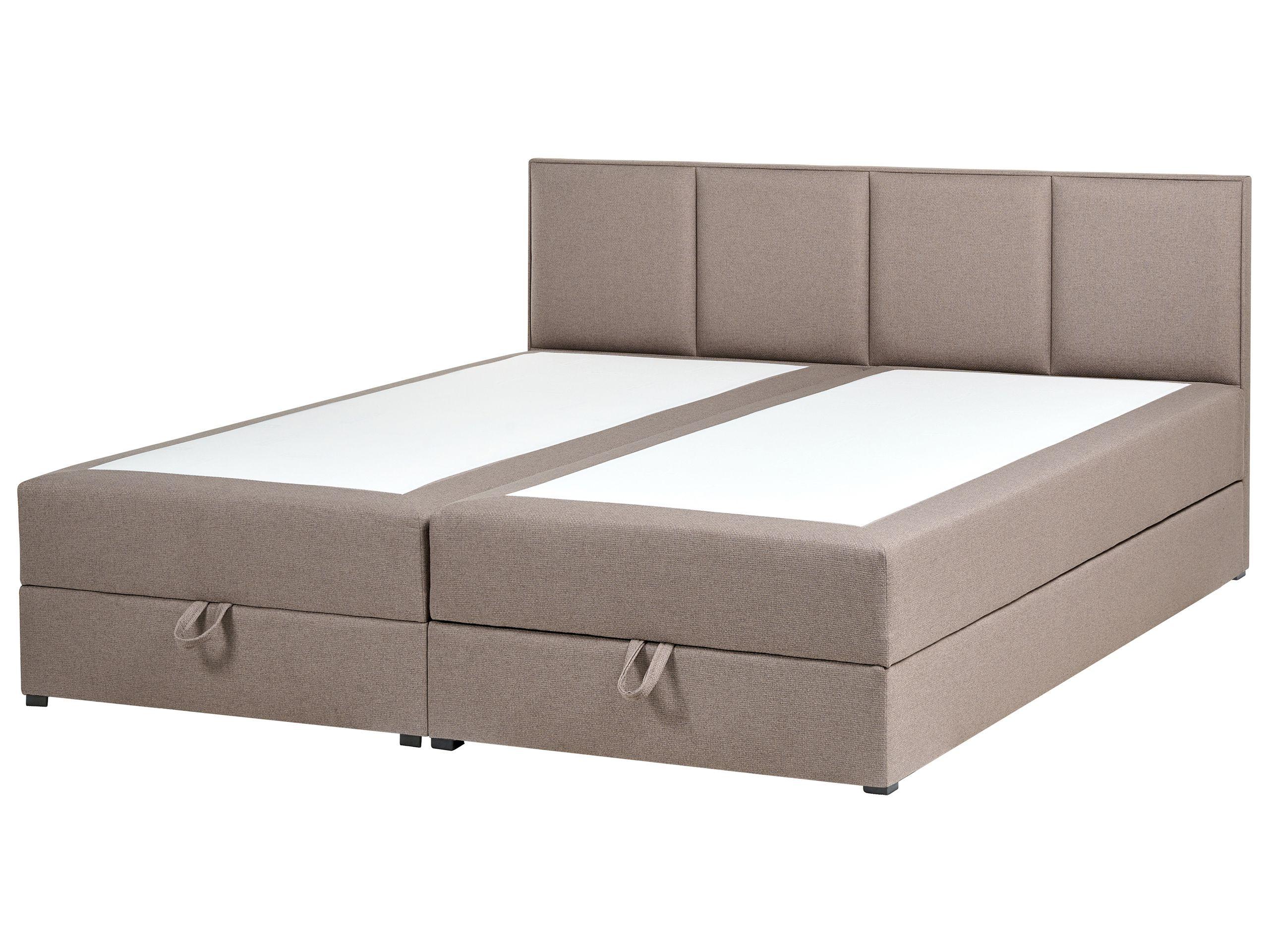 Beliani Divano letto con contenitore en Tessuto Scandinavo BARONET  