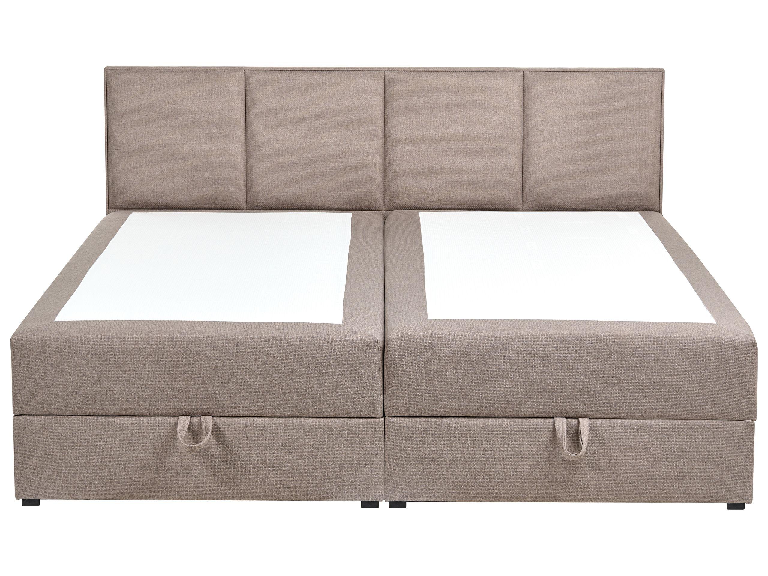 Beliani Divano letto con contenitore en Tessuto Scandinavo BARONET  