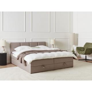 Beliani Divano letto con contenitore en Tessuto Scandinavo BARONET  