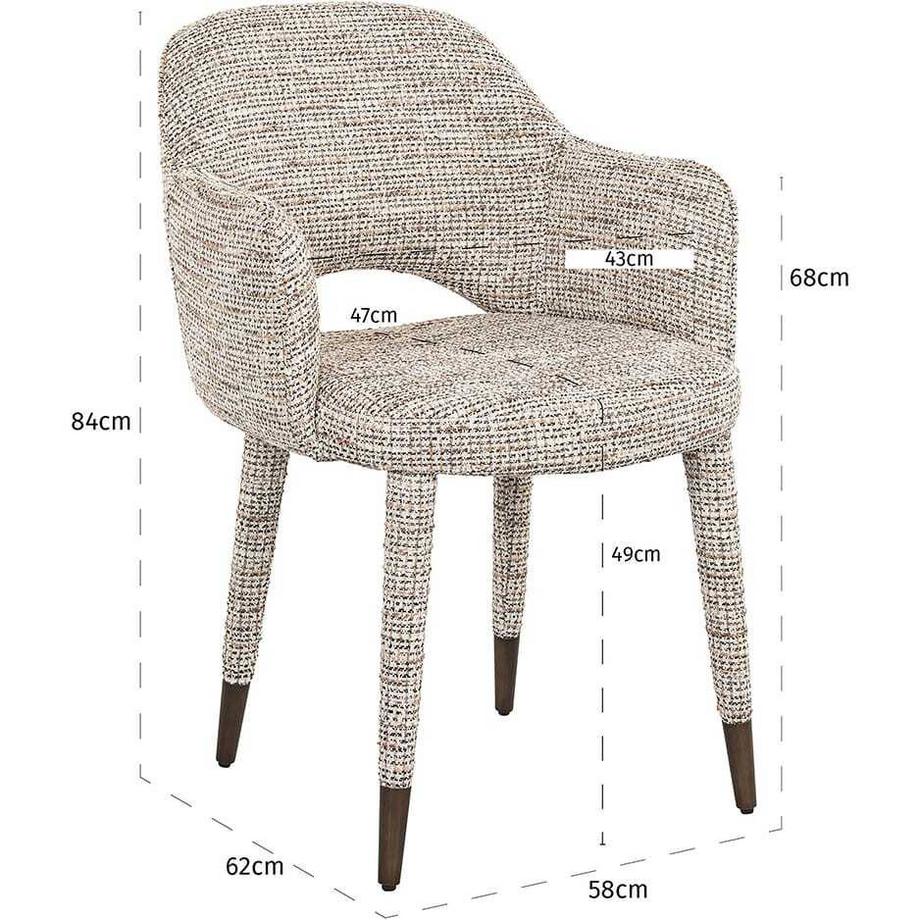 mutoni Esszimmerstuhl Donnatella trendy nature  