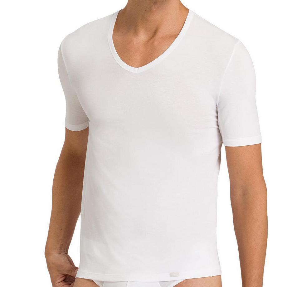 HANRO Natural Function lot de 2 maillot de corps col en V manches courtes  
