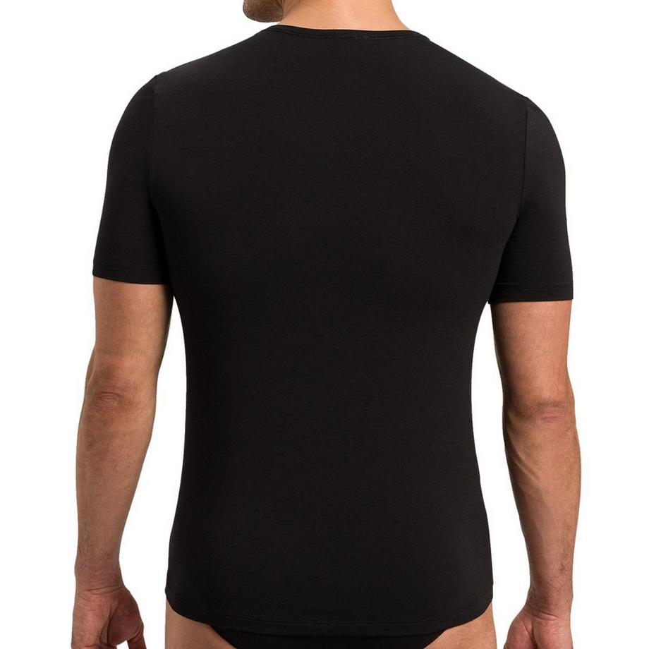 HANRO Natural Function lot de 2 maillot de corps col en V manches courtes  