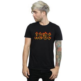 AC/DC ACDC Flames Logo T-Shirt  