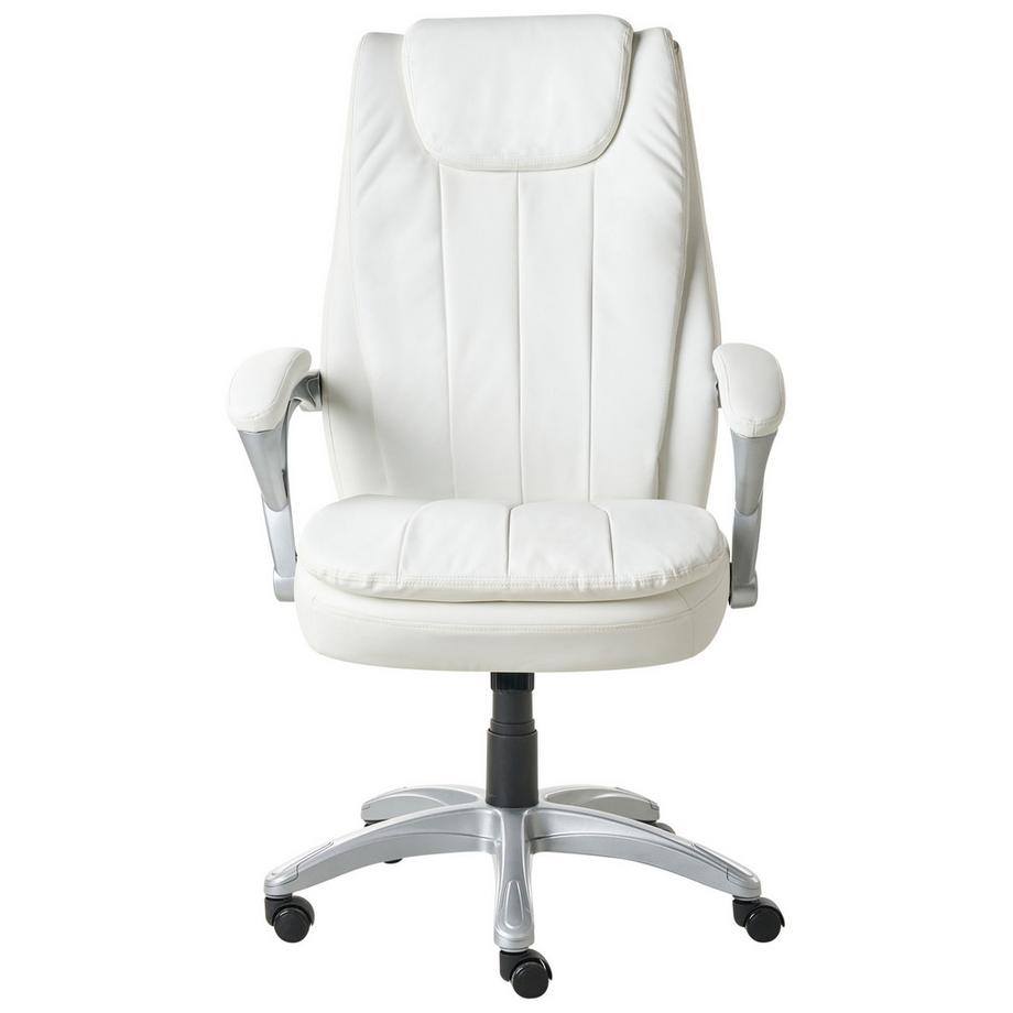 Beliani Fauteuil de bureau en Cuir PU  CHIEF  