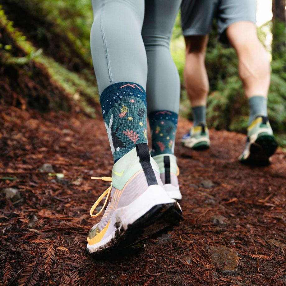 Darn Tough Vermont  Darn Tough Chaussettes Femme Randonnée Motif Animaux Laine Mérinos 