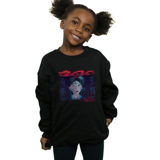 Disney  Mulan Geisha Face Sweatshirt 