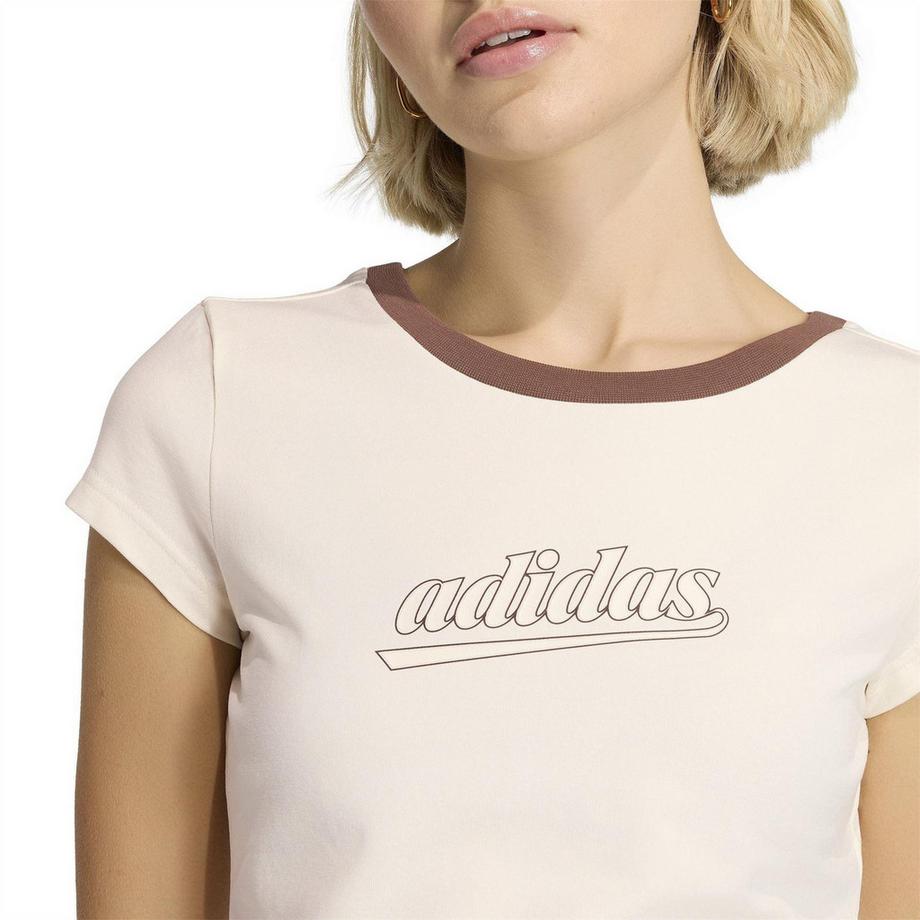 adidas  Maglietta Aderente Schema Del Logo 