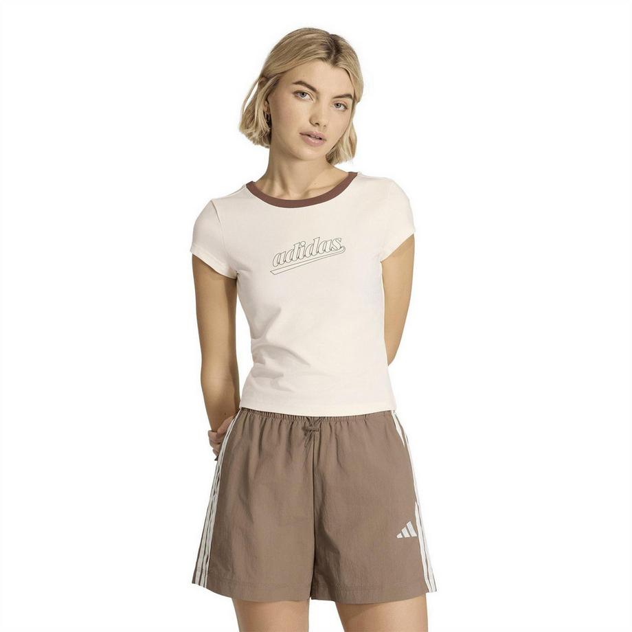 adidas  Maglietta Aderente Schema Del Logo 