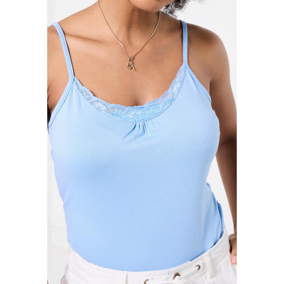 Joe Browns Cami in Jersey con Bordo in Pizzo e Spalline Regolabili  