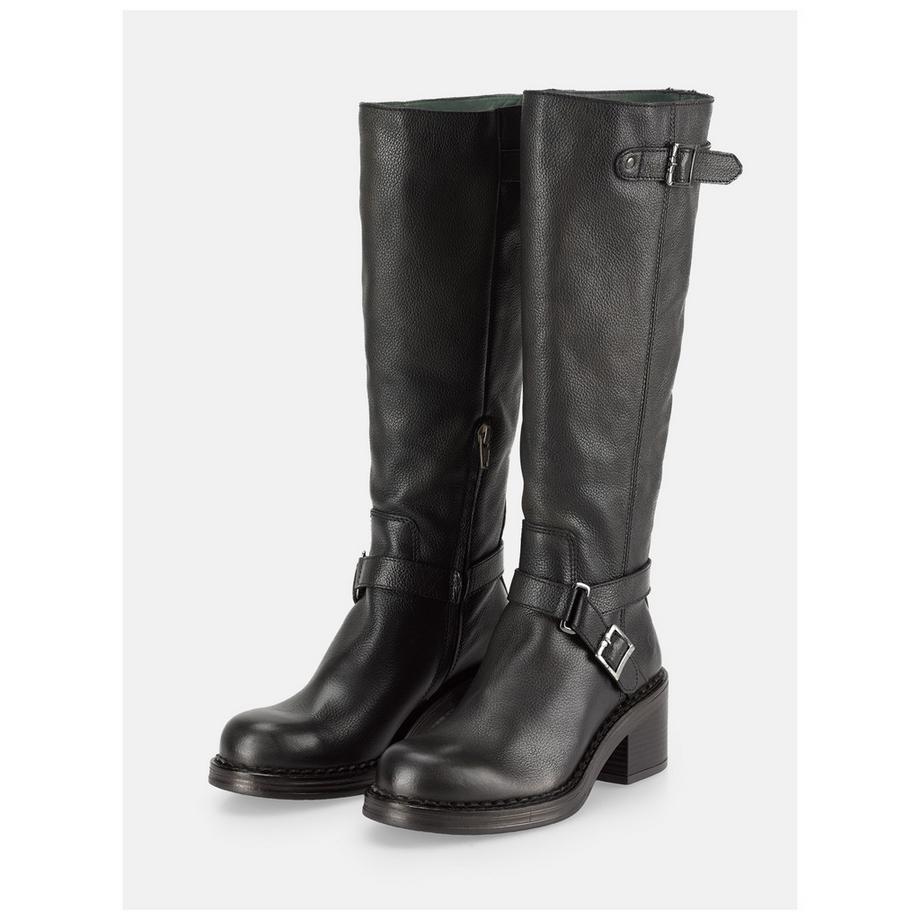 Felmini Hohe Stiefel mit Schnallenriemen  