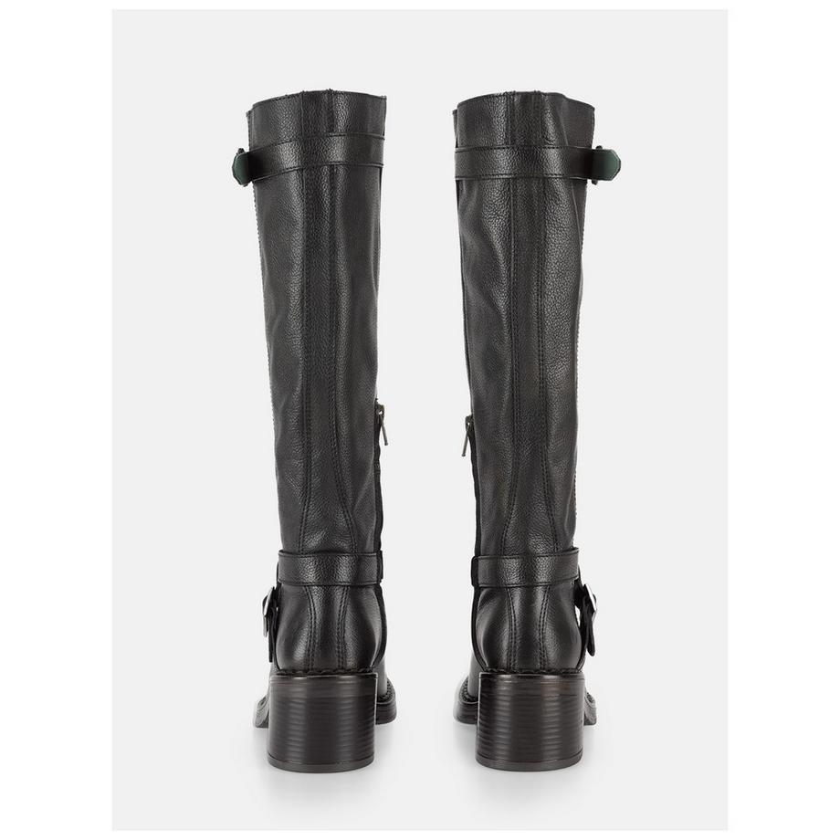 Felmini Hohe Stiefel mit Schnallenriemen  