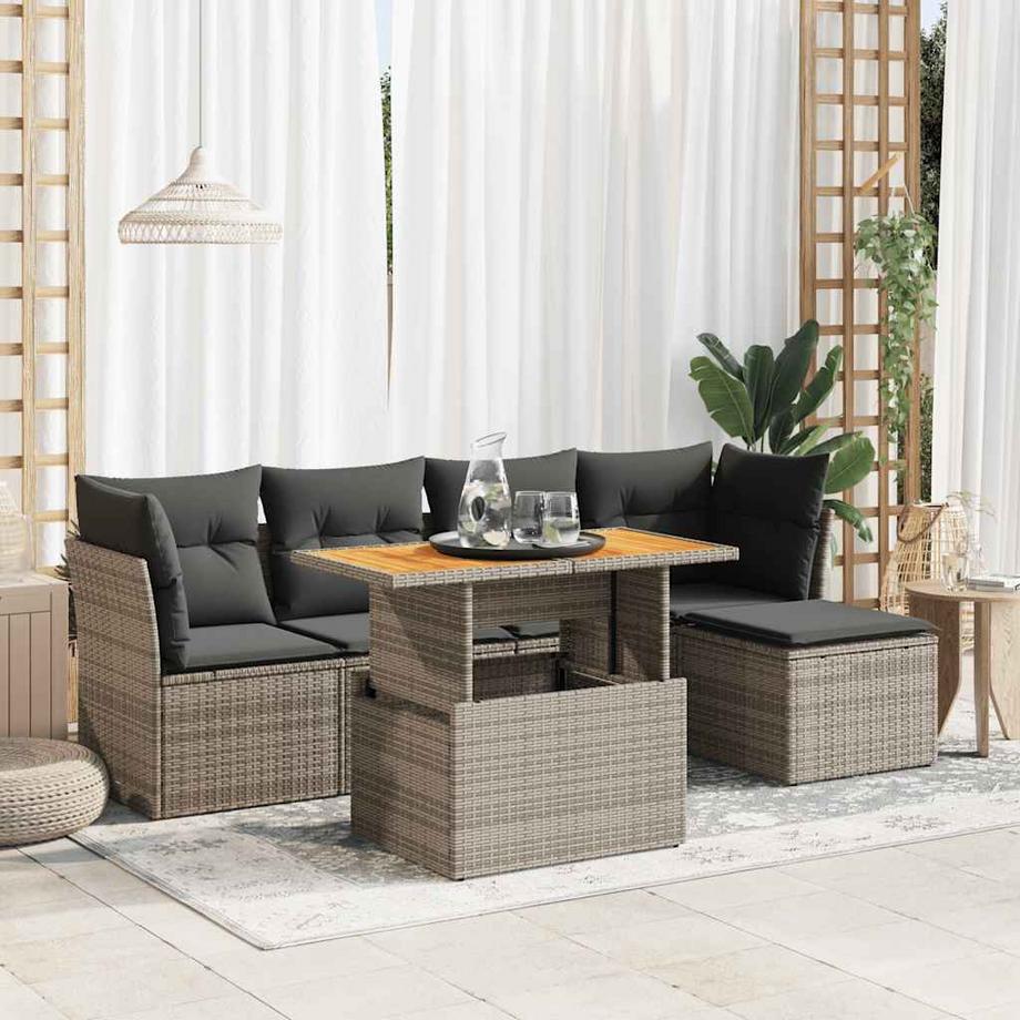 VidaXL Garten sofagarnitur poly-rattan  