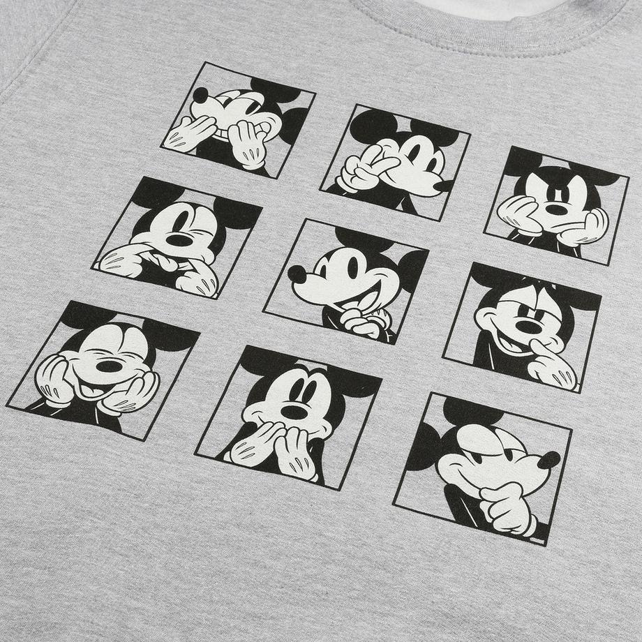 Disney Mickey Mouse Rundhals-Sweatshirt  