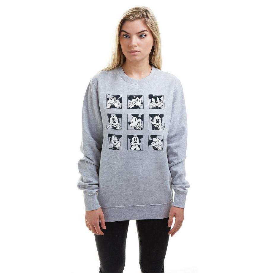 Disney Mickey Mouse Rundhals-Sweatshirt  