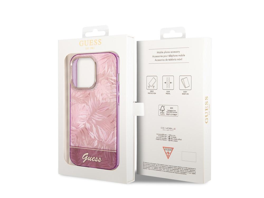 GUESS  Coque pour iPhone 14 Pro Max TPU Jungle 