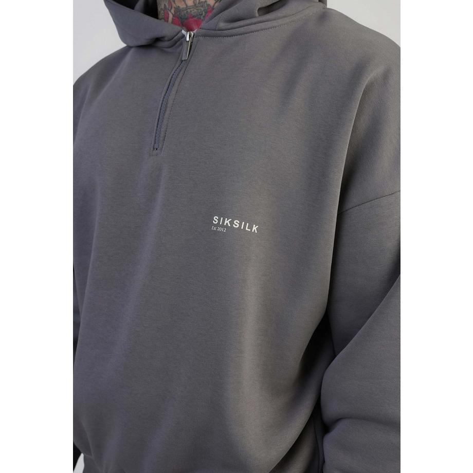 Sik Silk Sweat à capuche Graphic avec demi-zip  