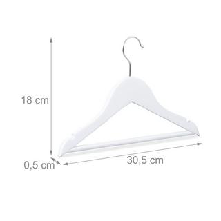 Northix Lot de 20 cintres en bois pour enfants  