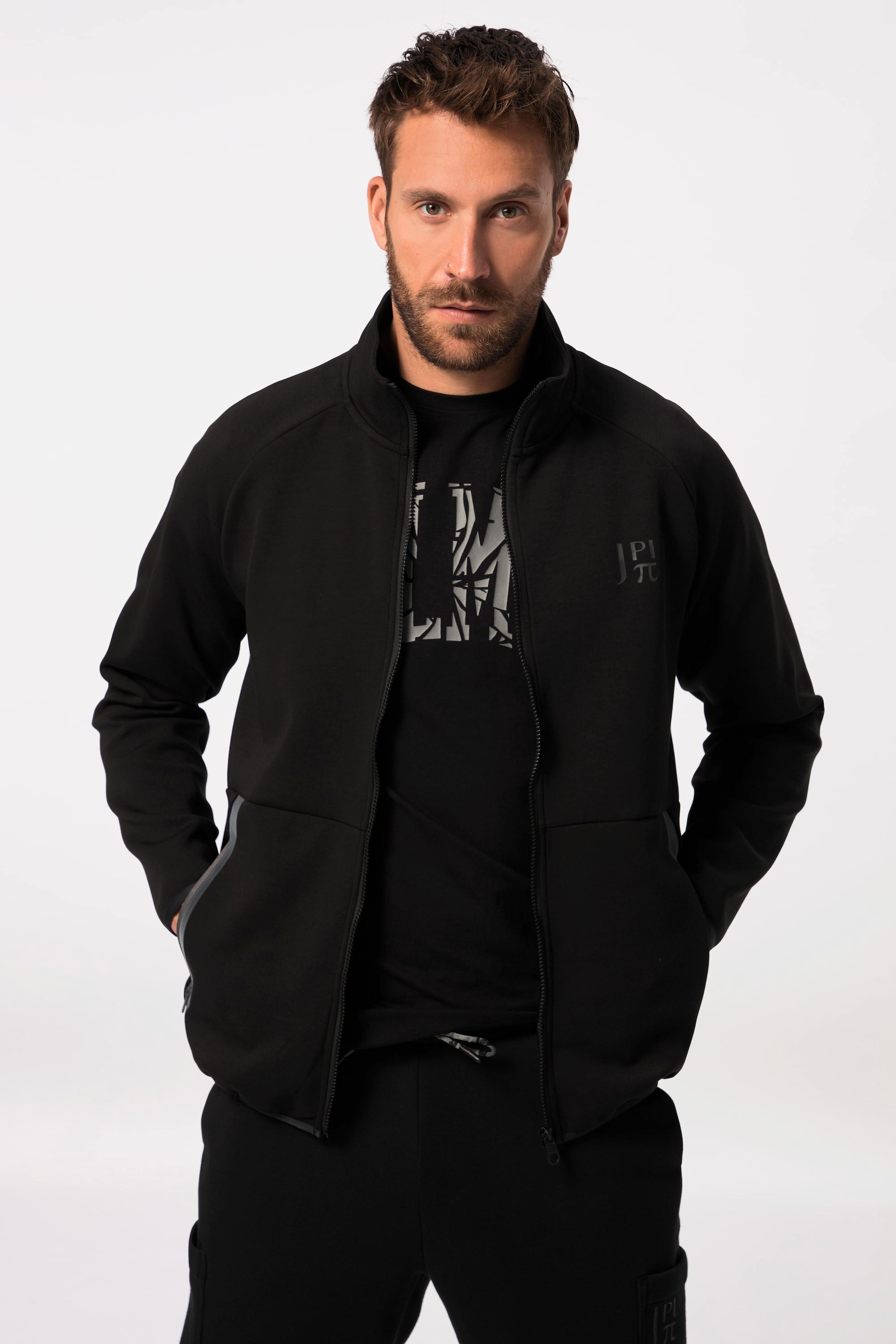 JP1880 FLEXNAMIC Fitness Sweatjacke Stehkragen Zipptaschen  