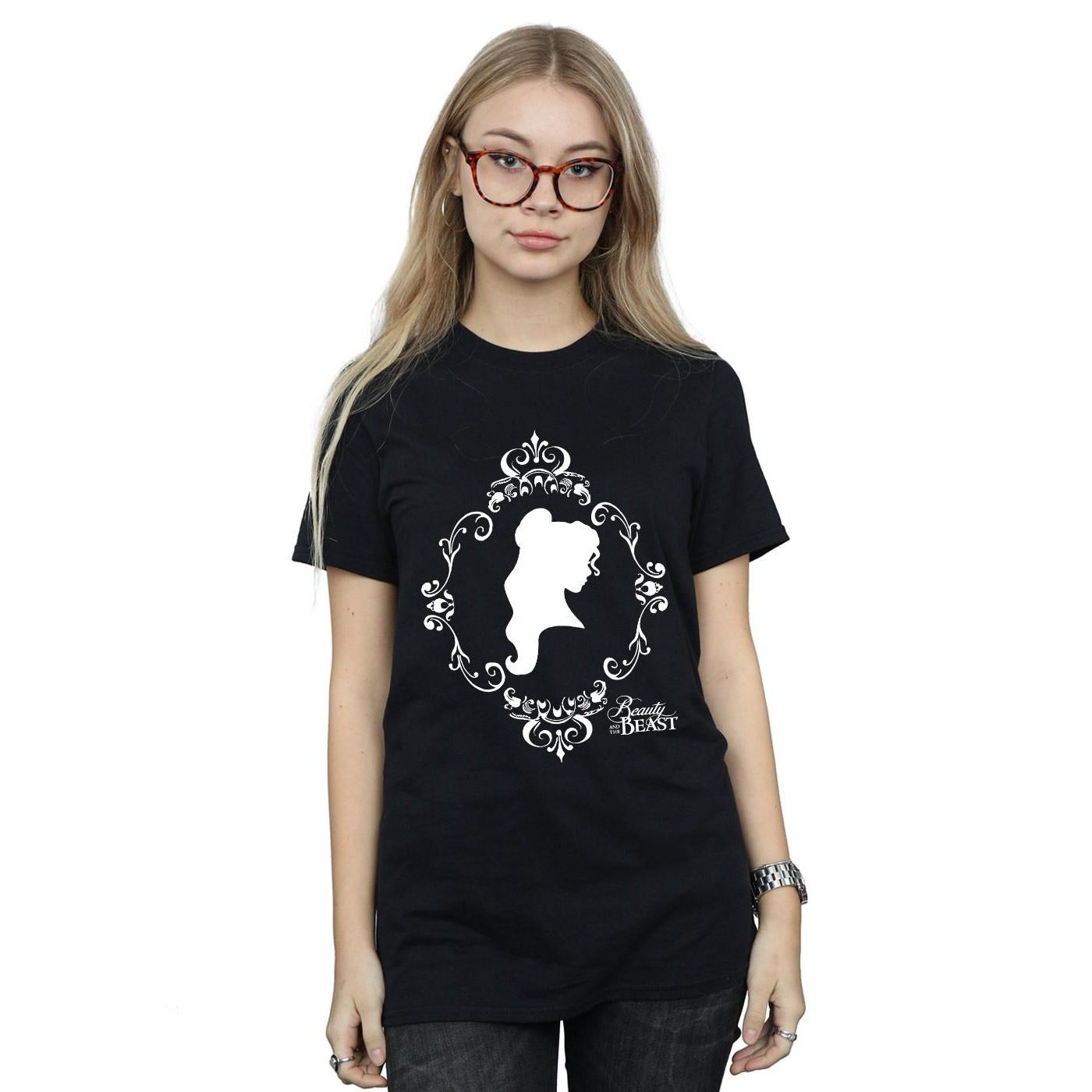 Disney PRINCESS La Bella e la Bestia Belle Silhouette T-Shirt  