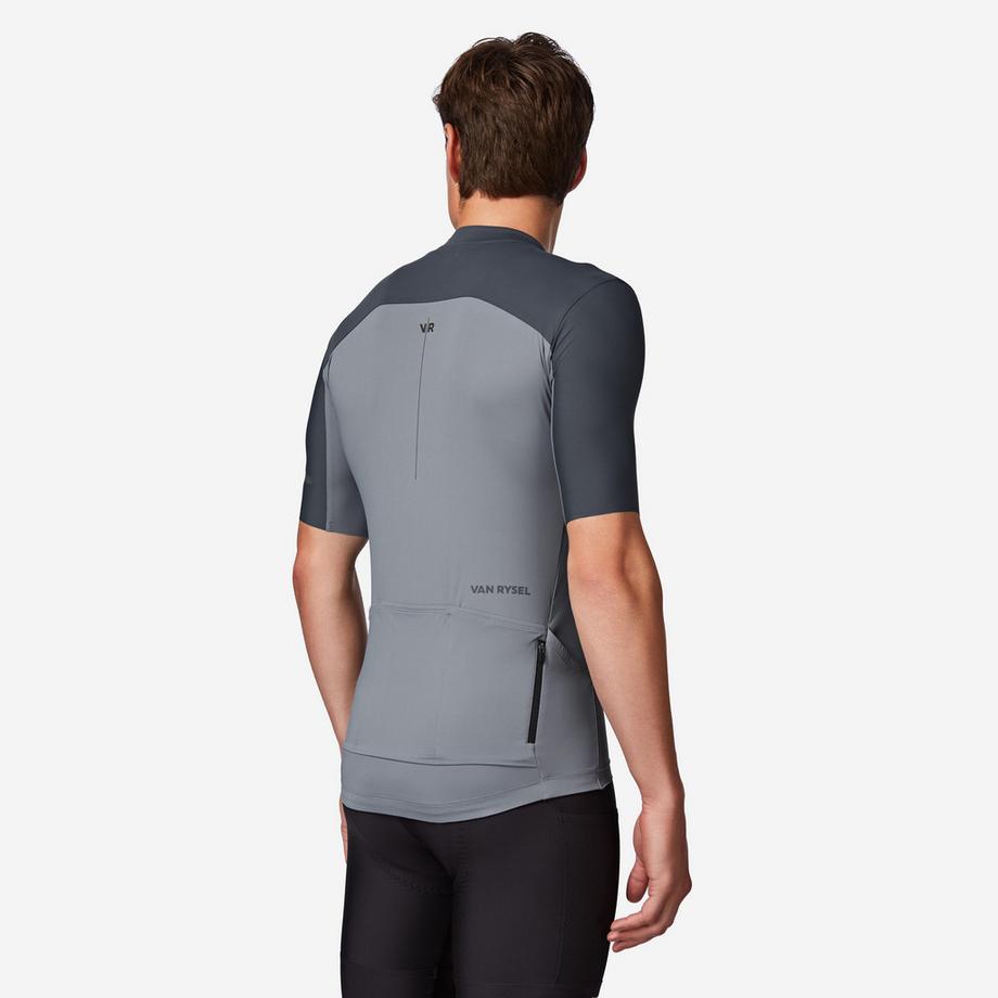 VAN RYSEL  Maillot vélo manches courtes près du corps homme polyester 