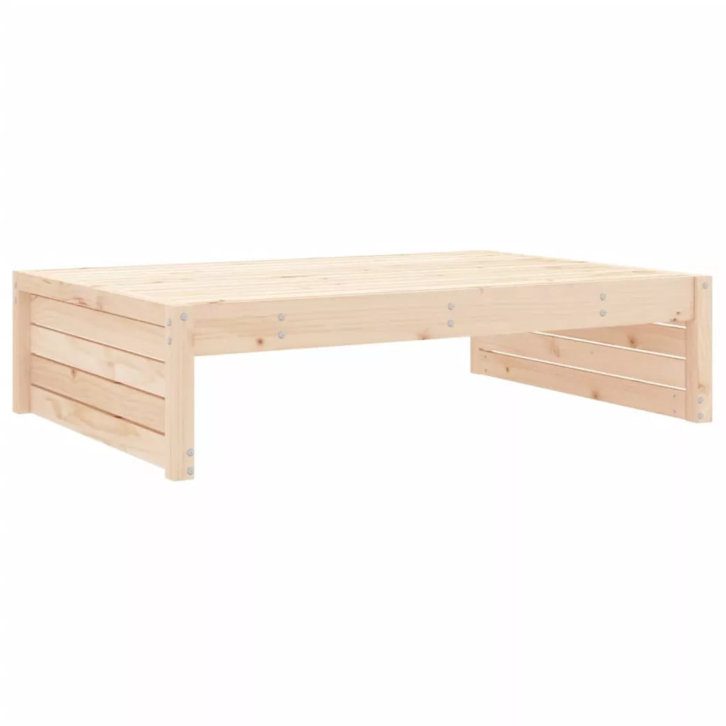 VidaXL - poggiapiedi da giardino Legno di pino, One Size, Marrone
