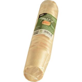 Papstar Fingerfood-Schalen Pure Holz rund 50 Stück  