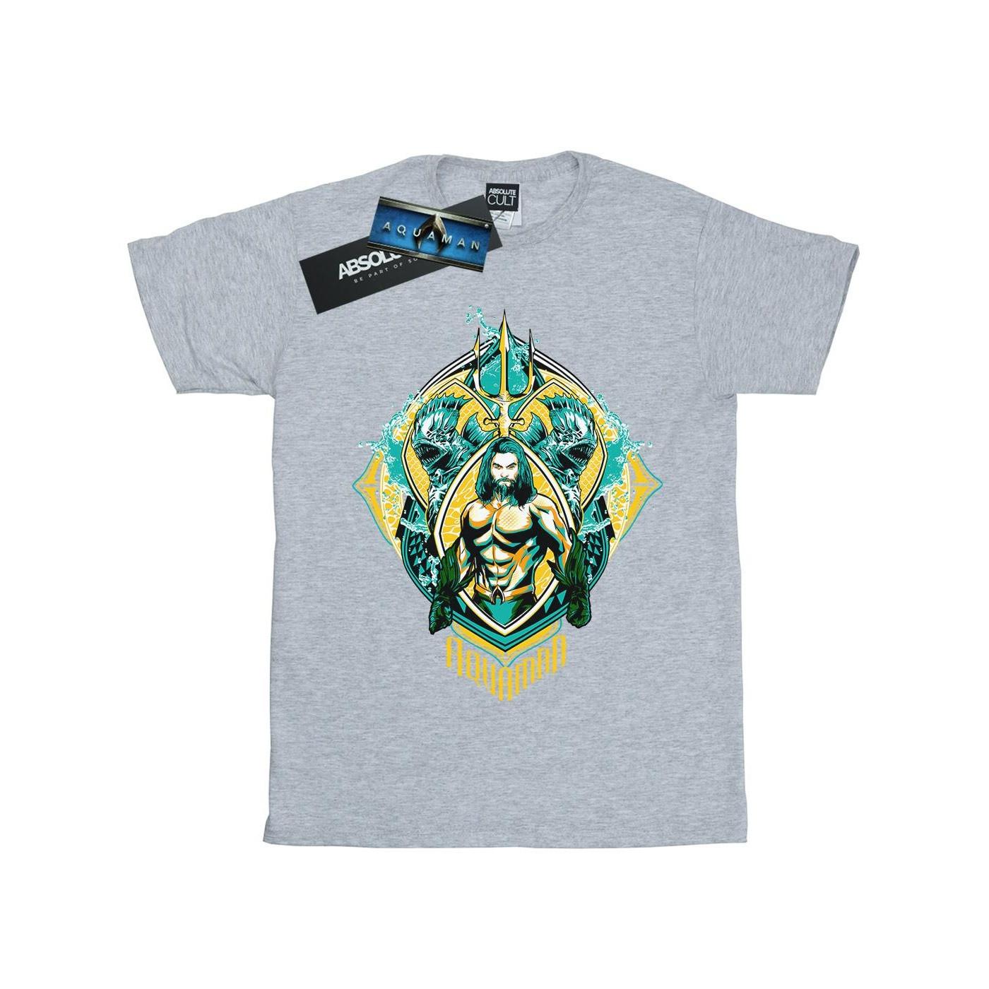 DC COMICS  Aquaman The Trench Crest TShirt 