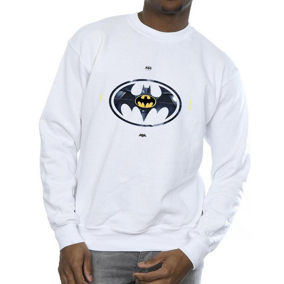 DC COMICS Batman Logo Col Rond Sweatshirt  