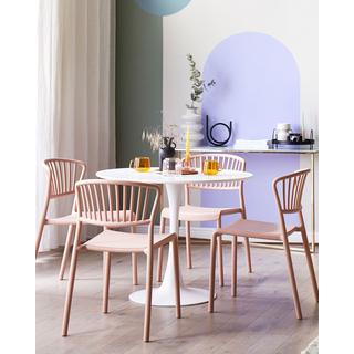 Beliani Lot de 4 chaises en Polypropylène Moderne GELA  