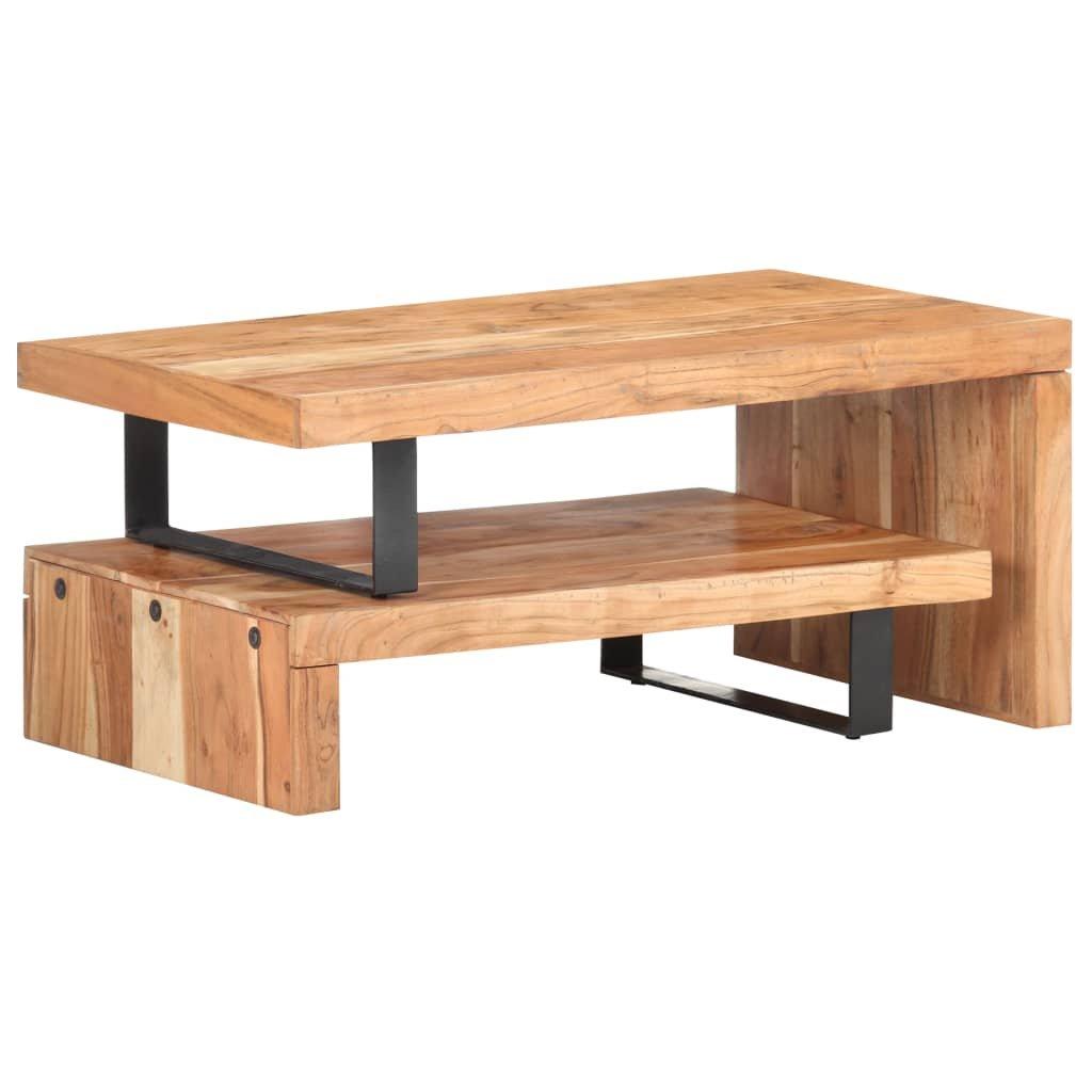 VidaXL Table basse bois d'acacia  