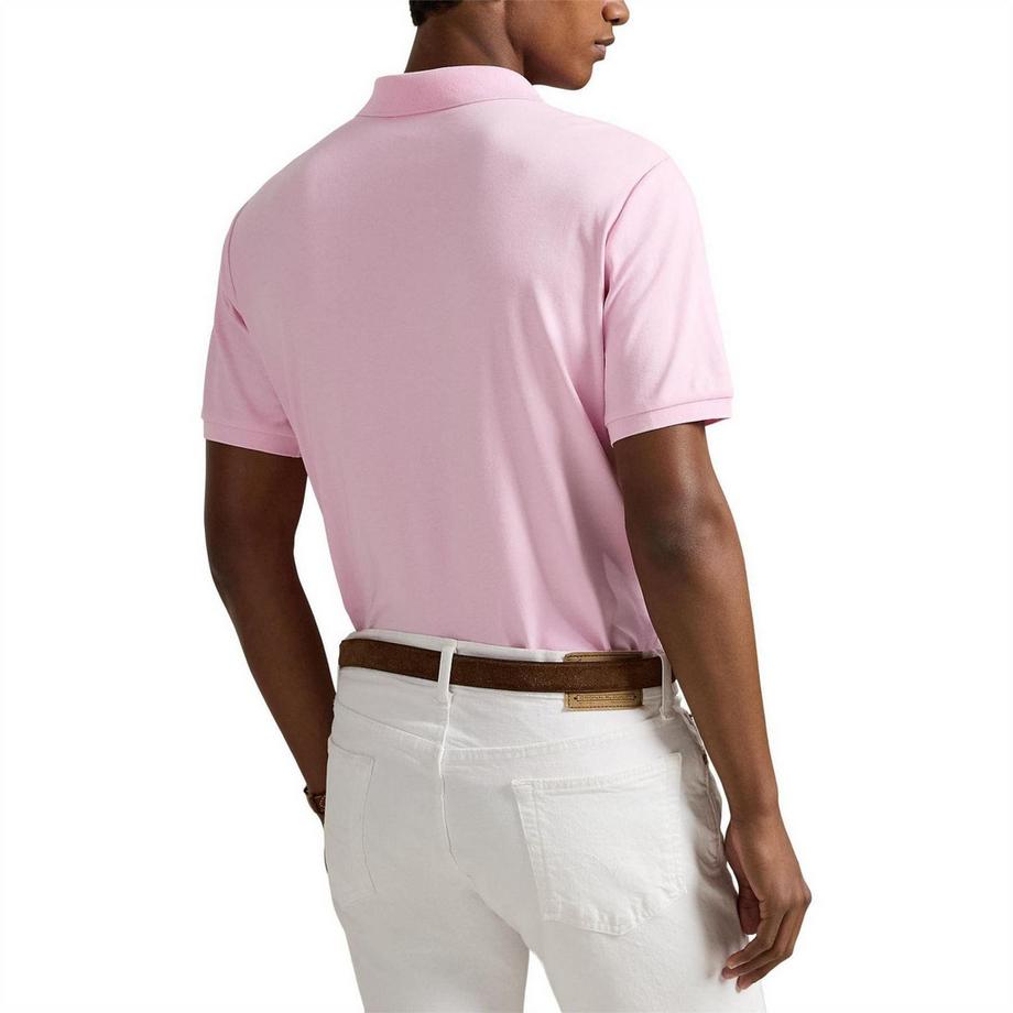 Ralph Lauren Pima Baumwolle Schmal Kurzärmlig Poloshirt  
