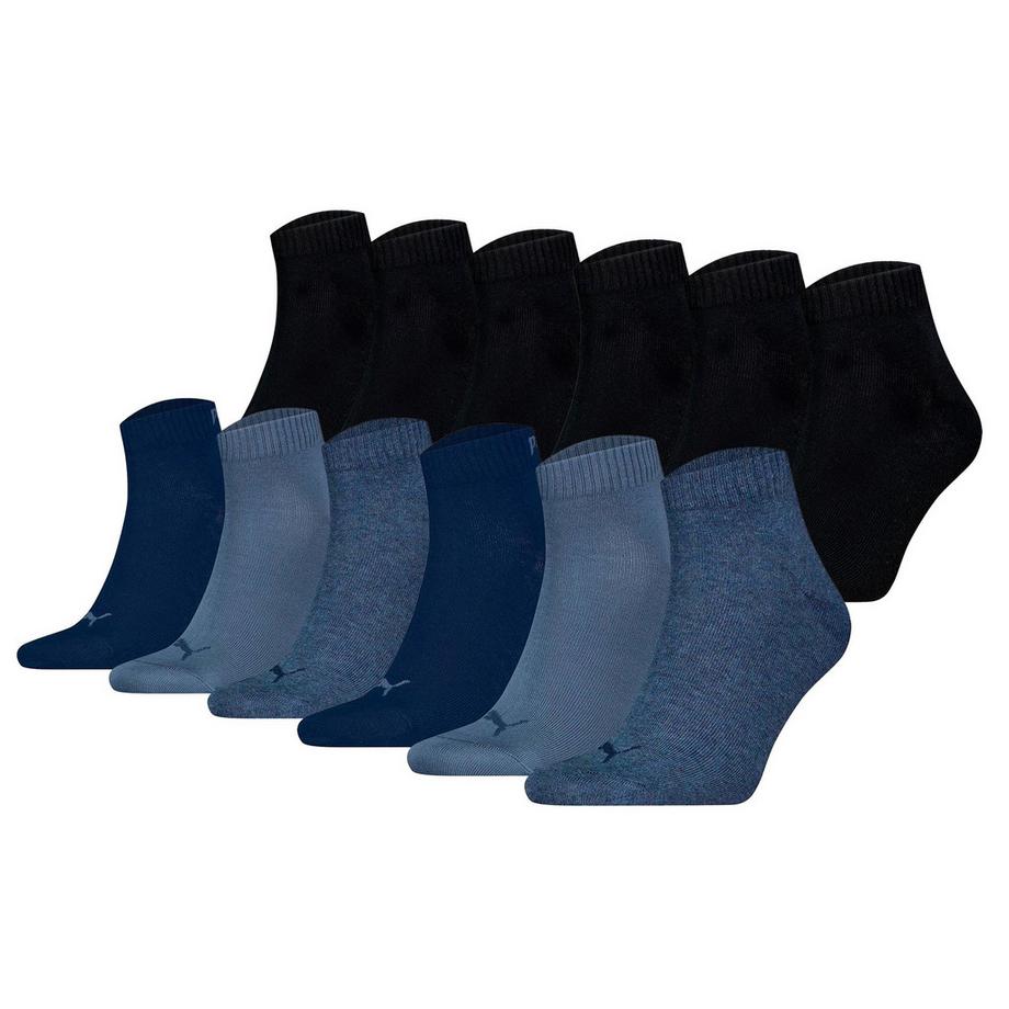 Socken  12er Pack Stretch-Quarter Plain ECOM 12P