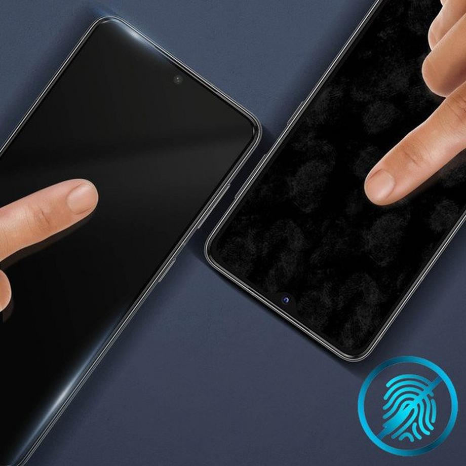 Avizar  Verre Trempé Samsung S21 Biseautés Noir 