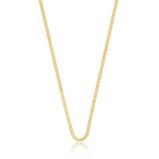 MUAU Schmuck  Collier Panzer Gelbgold 750, 2.1mm, 42cm 
