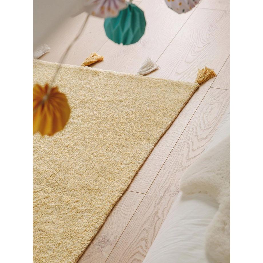 Benuta Tapis lavables pour enfants Malu Jaune  