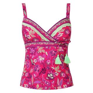 Joe Browns Neon Tankini mit Spitzenbesatz  