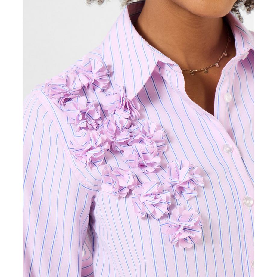 Joe Browns Camicia a righe con applicazioni floreali  