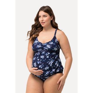 Ulla Popken Tankini Premaman Bellieva a Fiori e Righe  