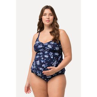 Ulla Popken Tankini Premaman Bellieva a Fiori e Righe  