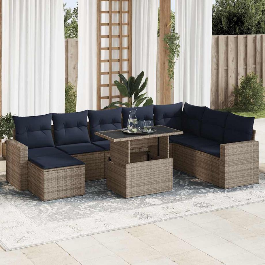 VidaXL Garten sofagarnitur poly-rattan  