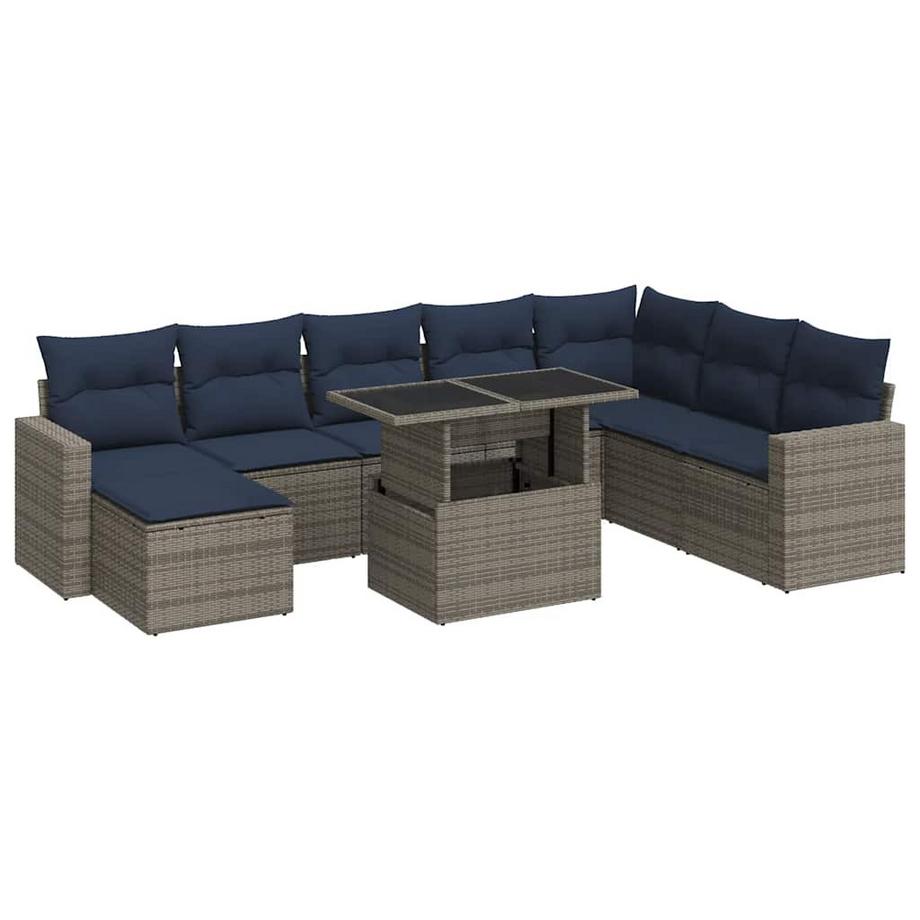 Garten sofagarnitur poly-rattan