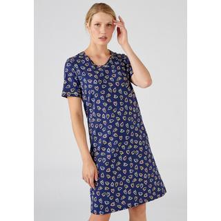 Damart  Chemise de nuit en pur coton peigné. 