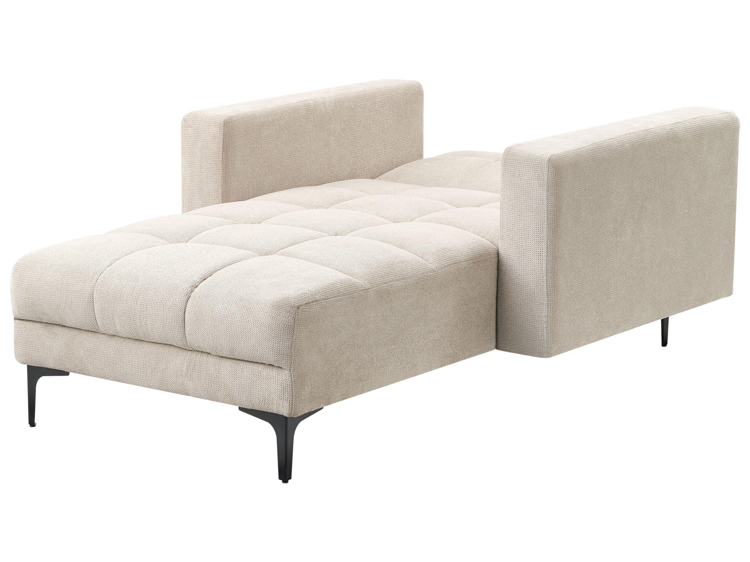 Beliani Chaise longue en Polyester Minimaliste ALNES  