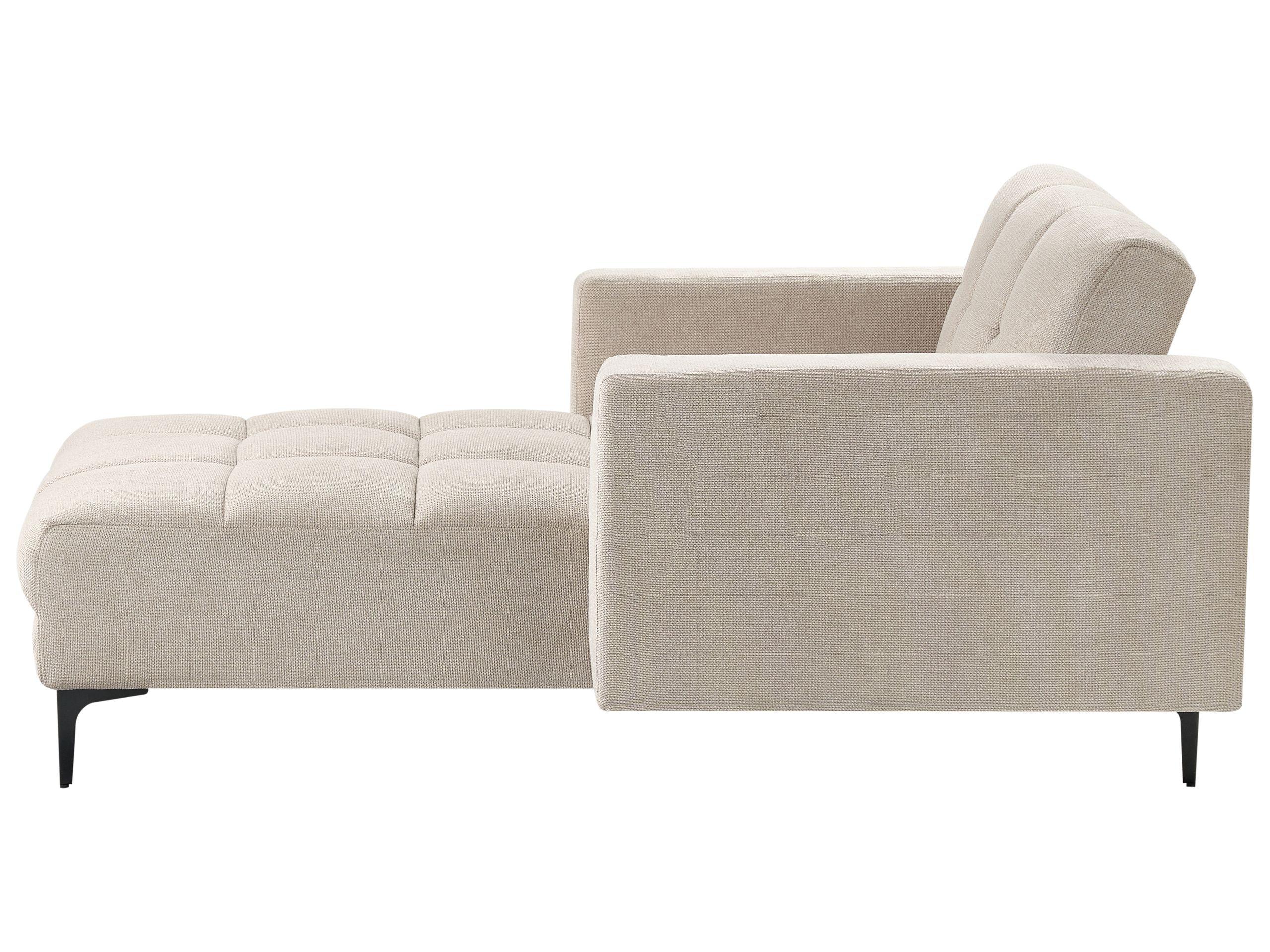 Beliani Chaise longue en Polyester Minimaliste ALNES  