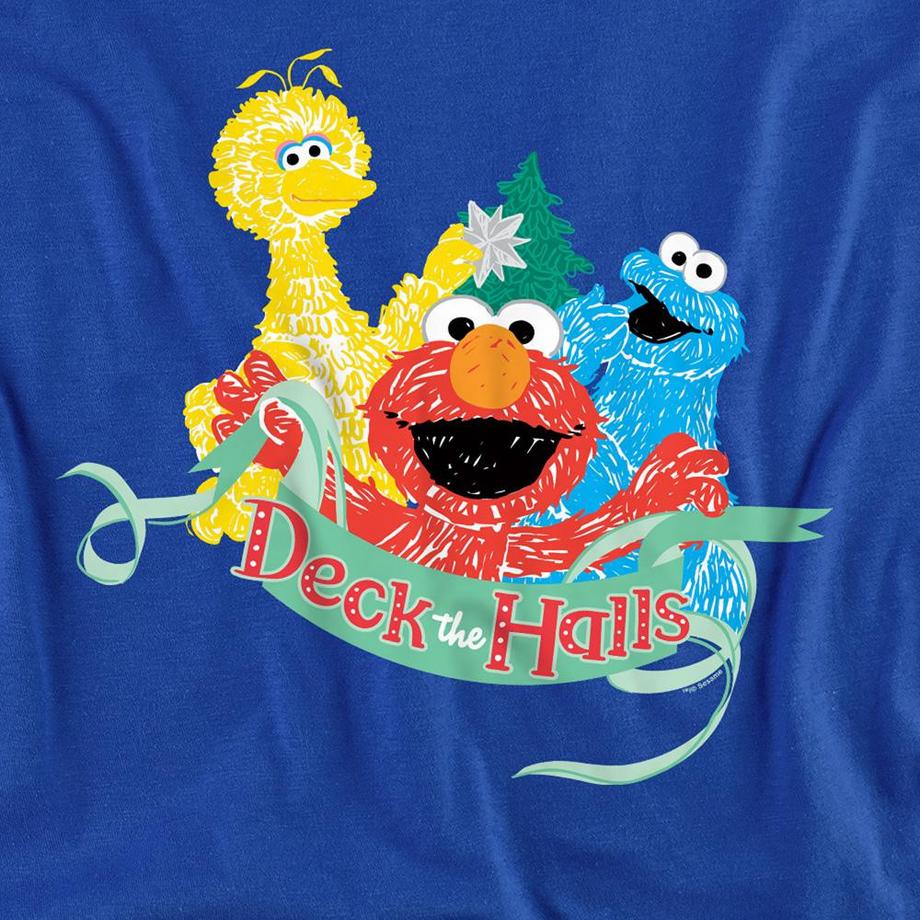 Sesame Street T-Shirt Manches Longues Deck The Halls  