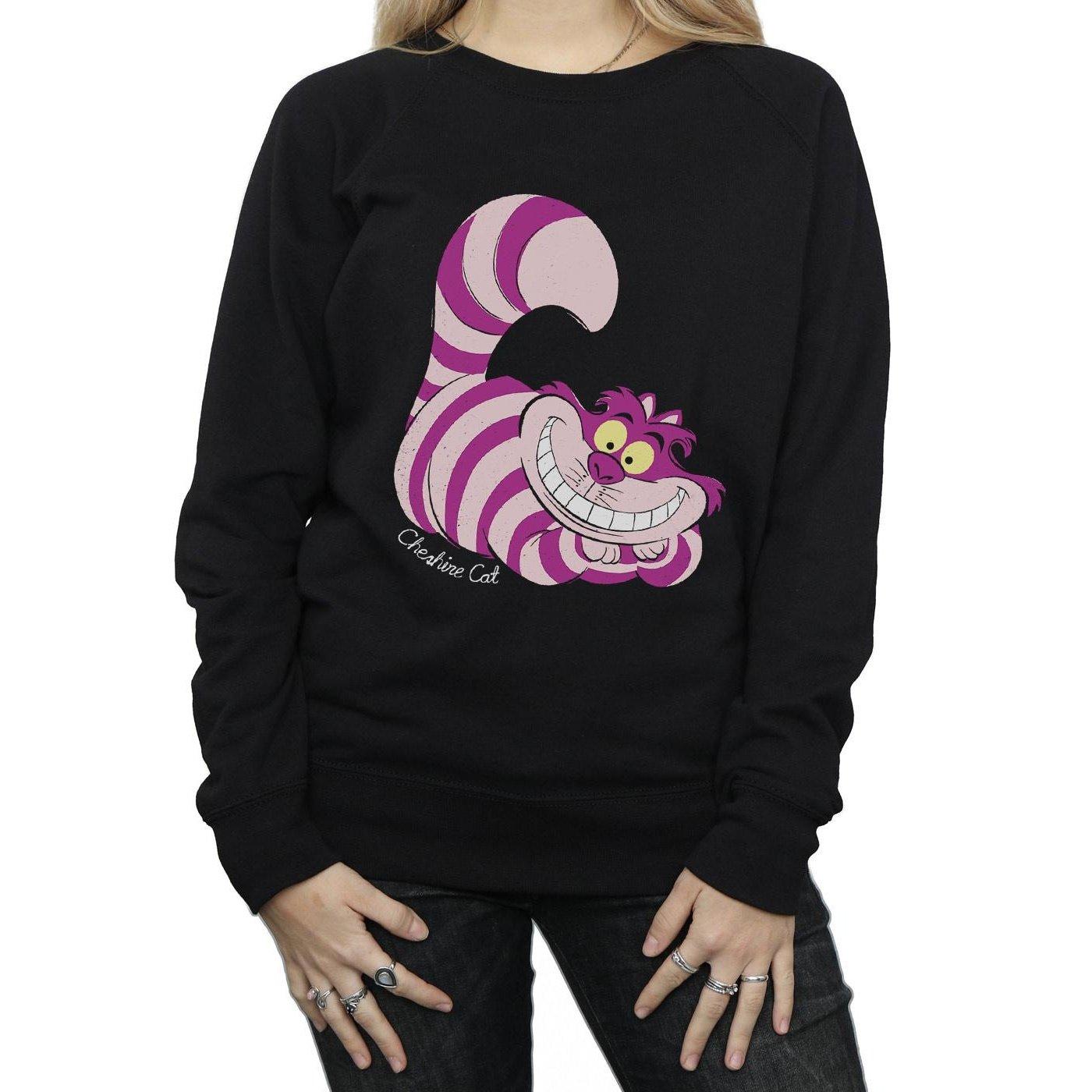 Alice in Wonderland Cheshire Cat Imprimé Graphique Sweatshirt  