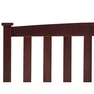 Beliani Lit avec sommier en Bois de pin Scandinave GIVERNY  